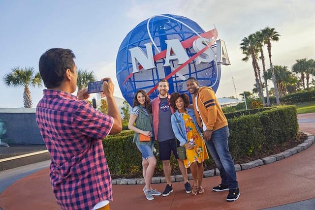 Don't miss getting a photo at the NASA Meatball logo